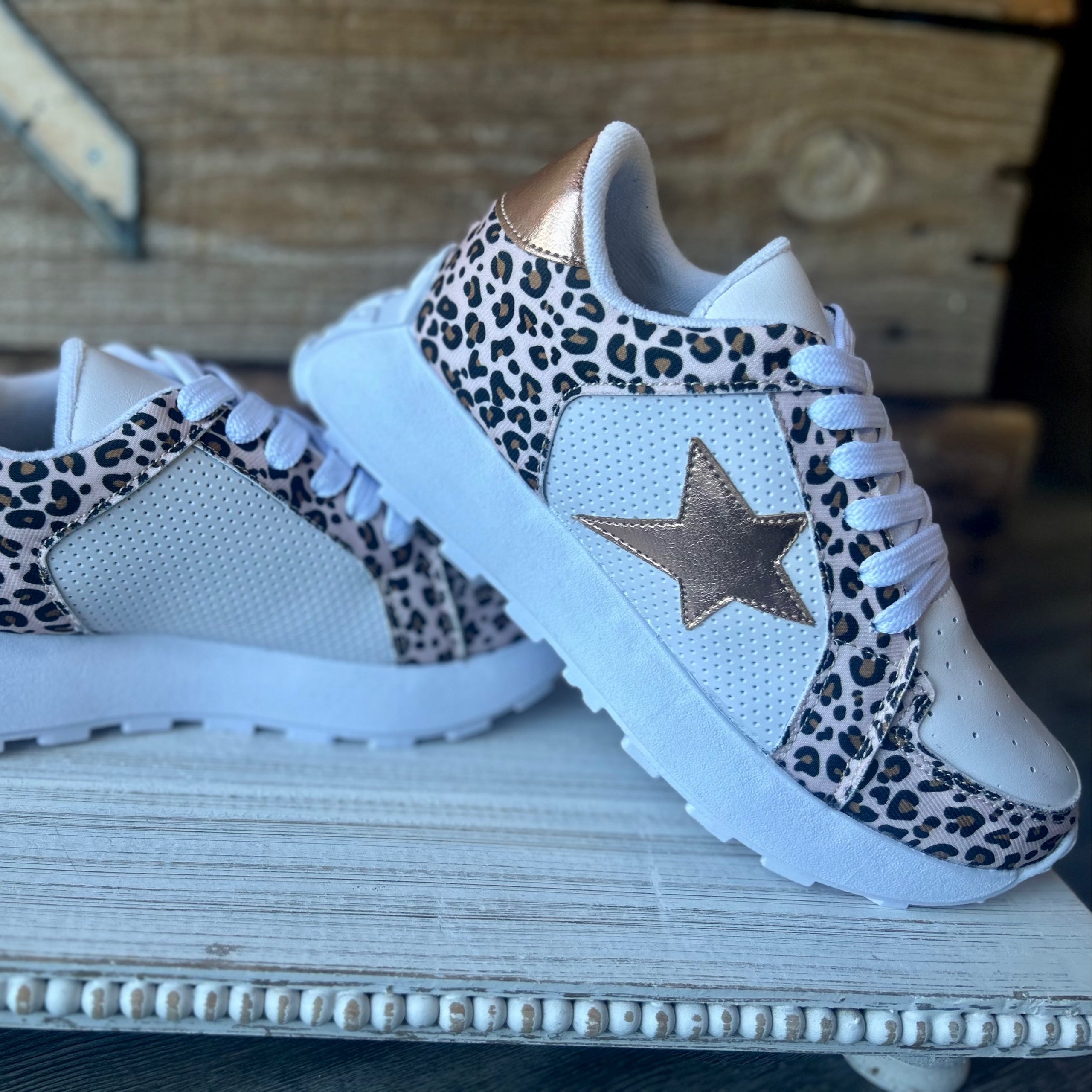 Leopard Nude Makers Sneakers Rustic Klass Boutique